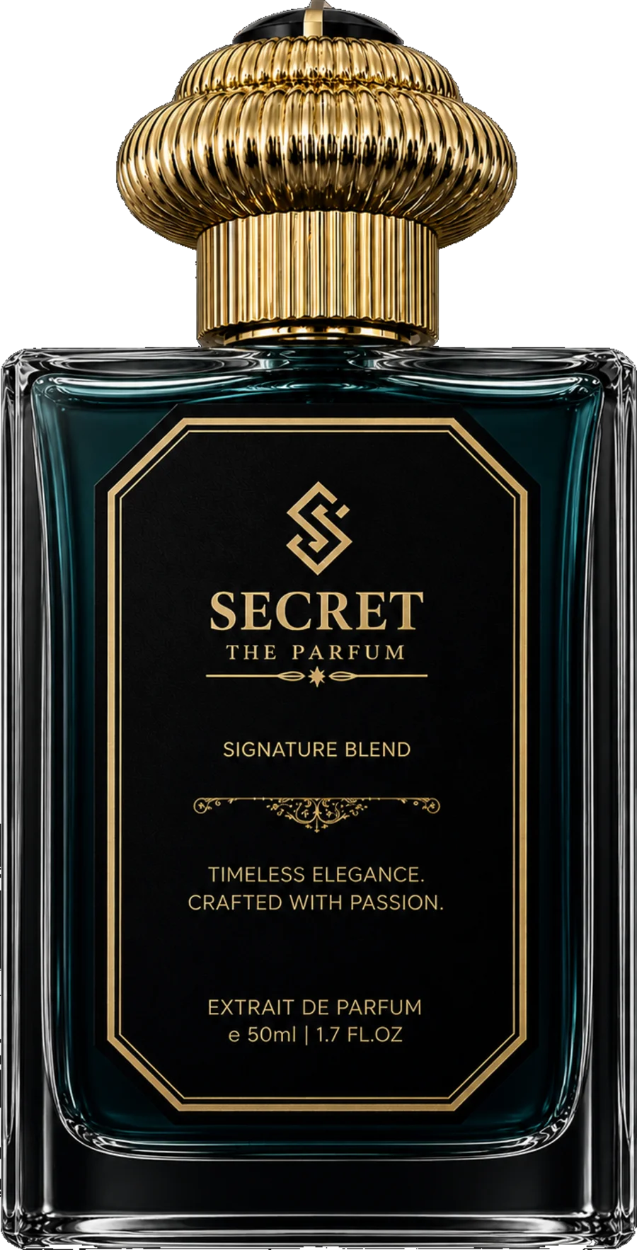 Men fragrance bottle