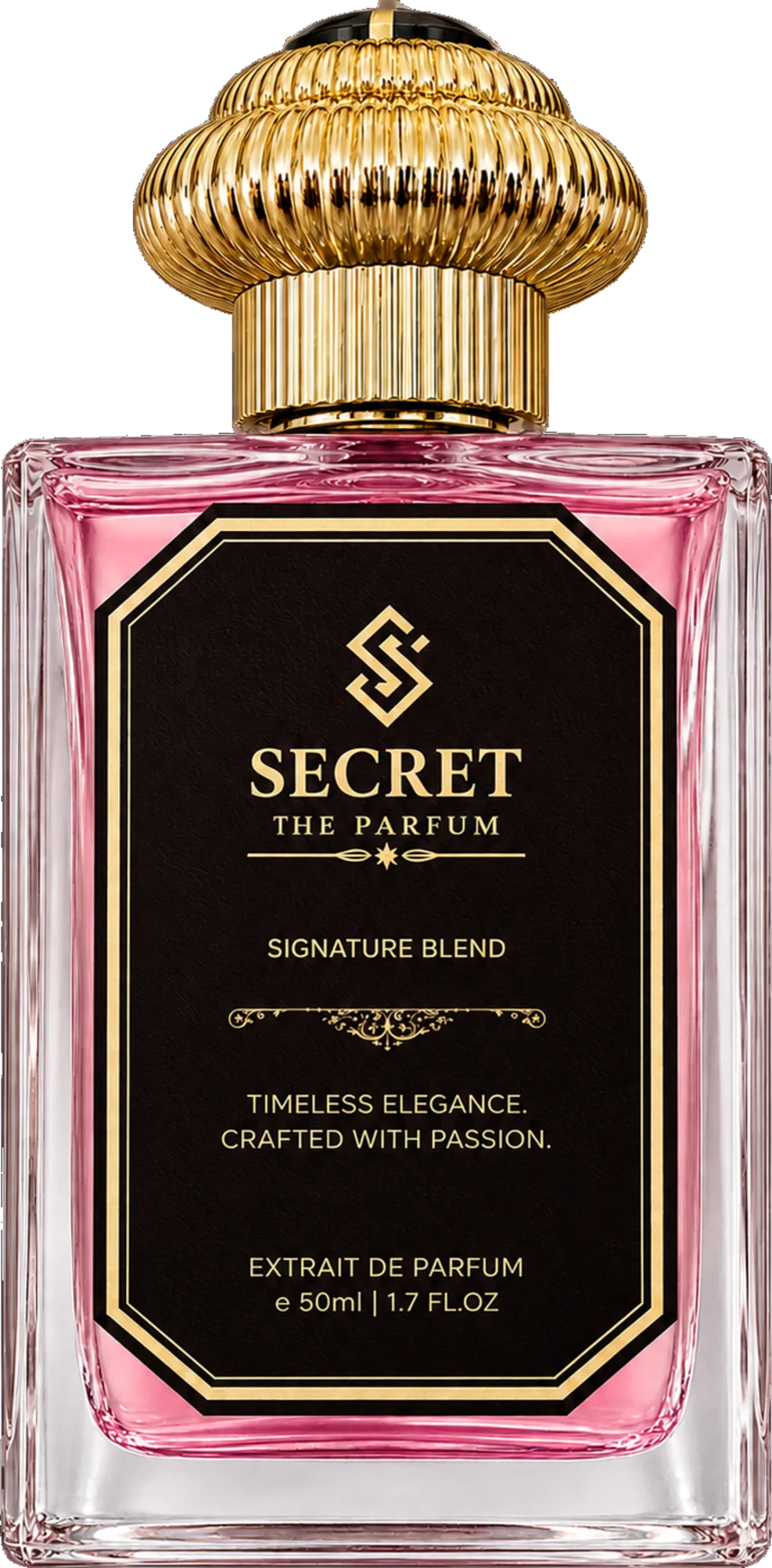 Female fragrance bottle