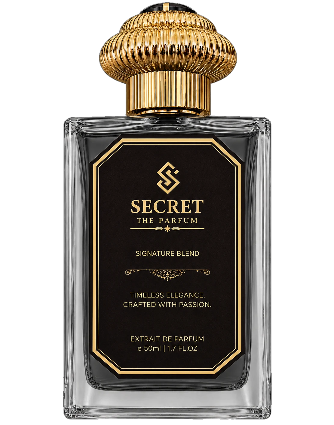 Leather fragrance bottle